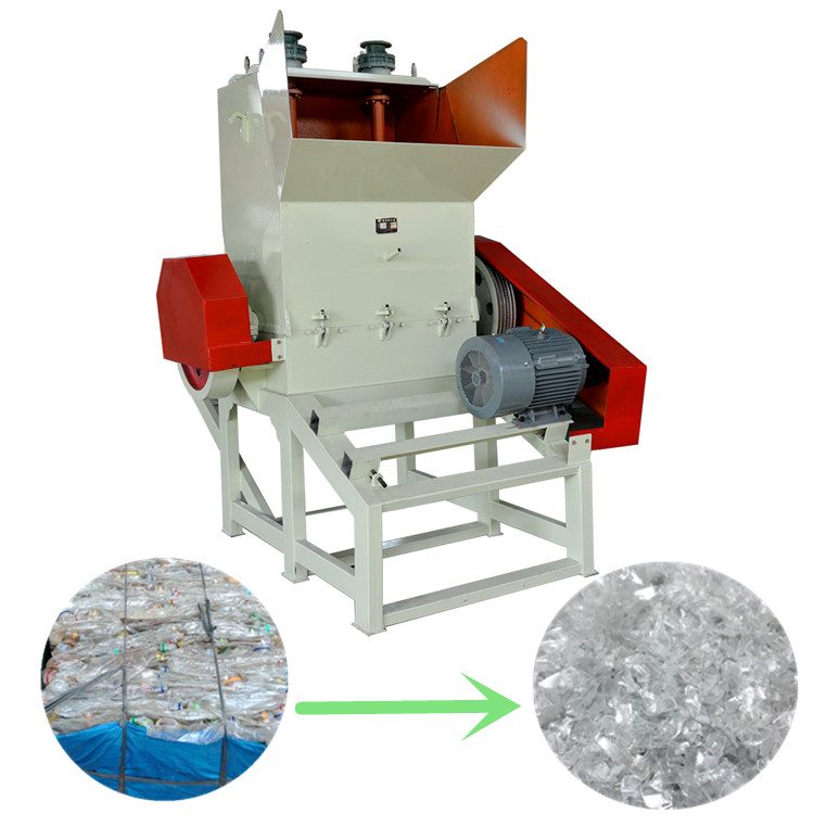 Good 6 Moving Knives Plastic Crusher Machine for Production Capacity 500 800 kg/h