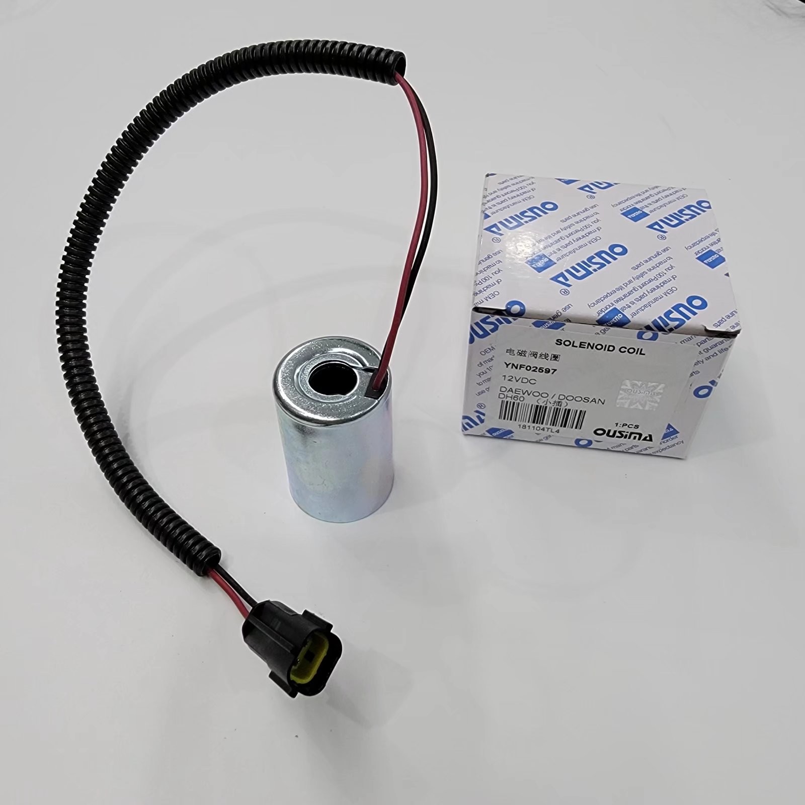 YNF02597 12V Solenoid Valve Coil For Daewoo DH60-5 DH60-7
