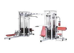 China 8 Station Multi Gym Equipments / Commercial Grade Multifunction Gym Machine wholesale