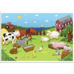 Rectangular Disposable Table Mats , Waterproof Kids Diner Placemats