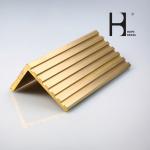 Excellent anti-corrosion Brass Extruding Anti-slip Strip Profiles brushing