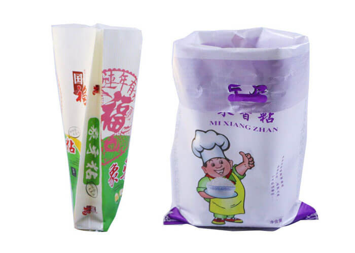 Transparent Personalized Fertilizer Packaging Bags Double Stitched