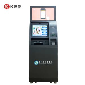 China Card Dispenser Capacitive 19 Inch Hospital Self Service Kiosk wholesale