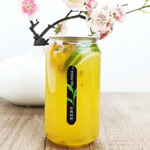 China 330ml Clear Plastic Container Bottles Cold Pressed Juices Homemade Beverages wholesale