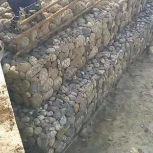 China Hexagon Galfan Gaybian Basket Woven Stone Filled 8x10cm For Seawall Protection wholesale