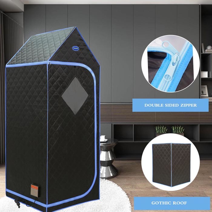 Fabric Portable Infrared Sauna Tent , Foldable Sauna Tent