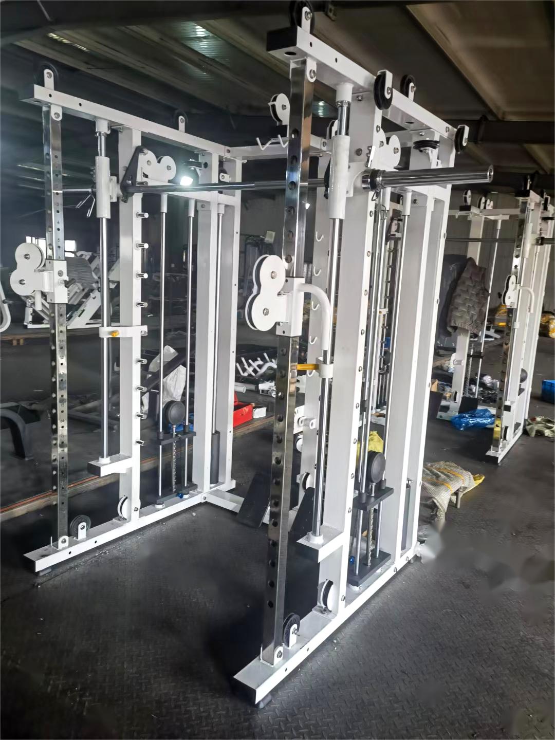 Home Gym Sport Equipment Station Multi Functional Power Cage Squat Rack Weightlifting Smith Machine
