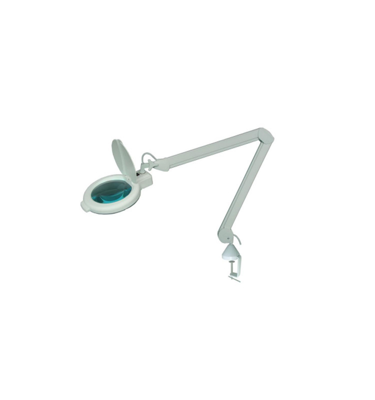 5X Clip 36" Desk Clamp Magnifying Lamp With Glass Plastic Cover 110V / 220V
