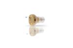 White Invisible Cic Hearing Aids Ni-MH Battery 20H Duration