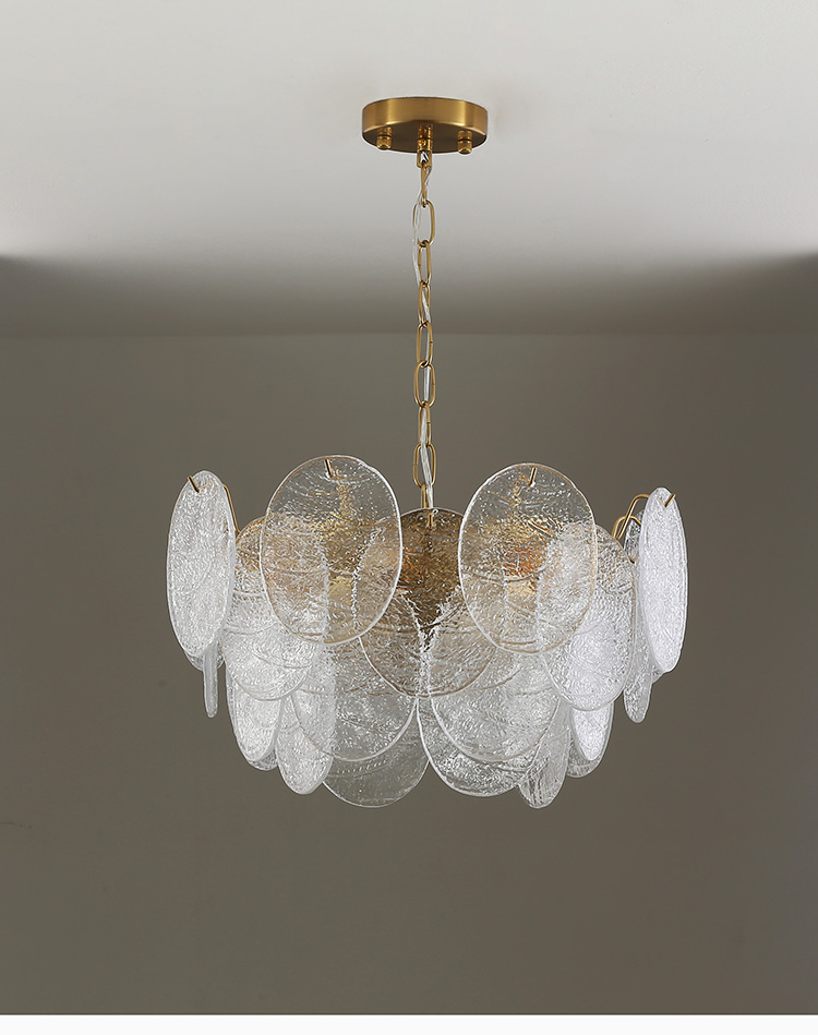 Modern Frosted Diamond Glass Chandelier Luxury Lustre Lighting（WH-CY-251）
