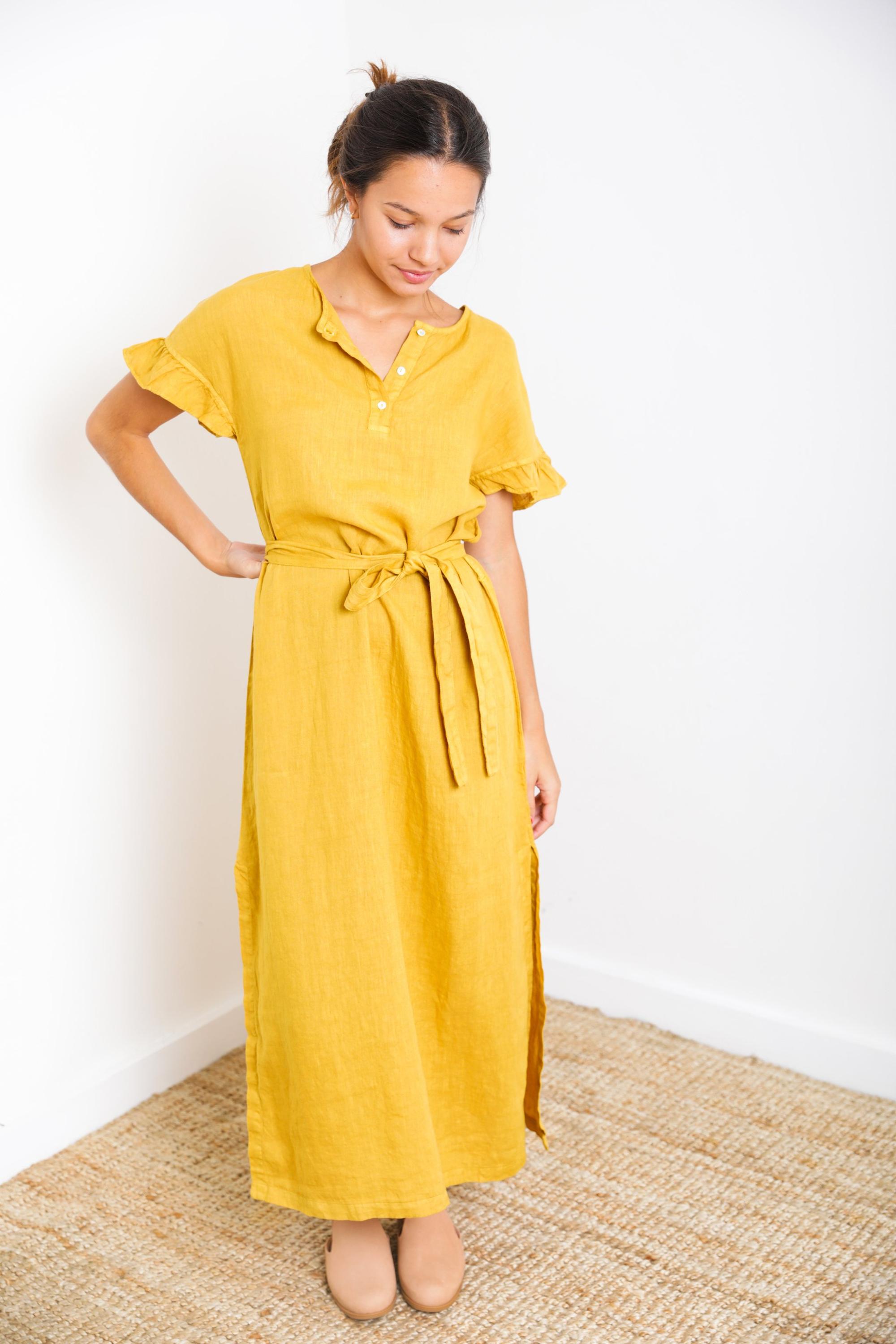 Paloma Mustard Short Sleeve