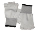 Half Finger Seamless Polyester Liner Gloves Reusable For Cleanroom