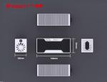 Lithium Motorcycle Battery Charger 500W Aluminum Housing