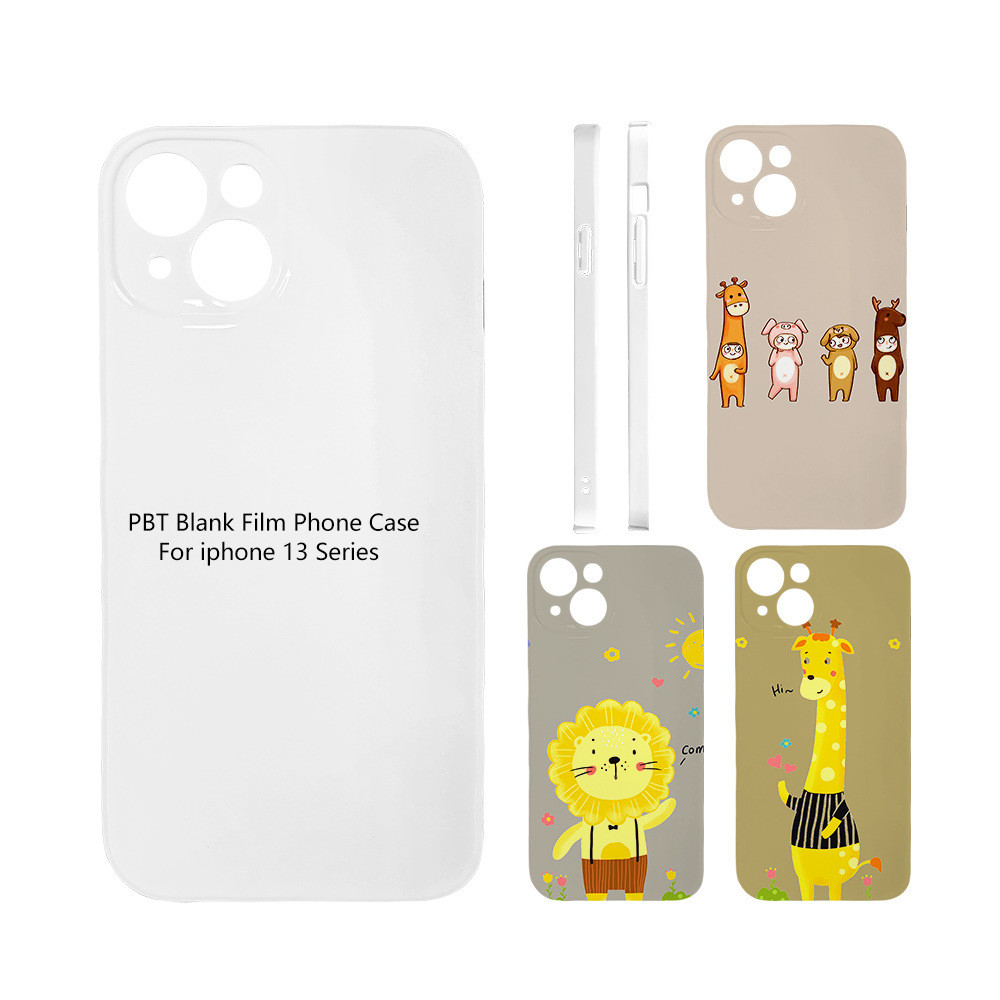 Customizable Blank 3D Sublimation PBT Film Phone Case For IPhone 14 15 16
