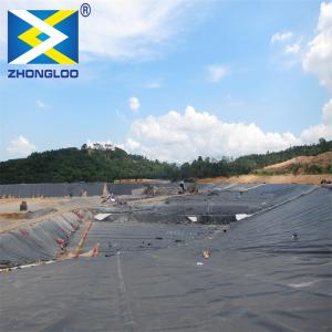 China Impervious 2mm HDPE Geomembrane Liner LDPE LLDPE PVC Material wholesale