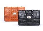 Fashion crocodile skull leather bag for women with one shoulder slung chain