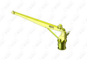 China Fixed Cargo Ship Pedestal Davits Cranes Marine Ship Deck Crane wholesale