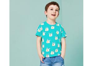 China Boys Summer Short Sleeve Children's Style Clothing / Cute Printing Cotton Baby Clothes wholesale