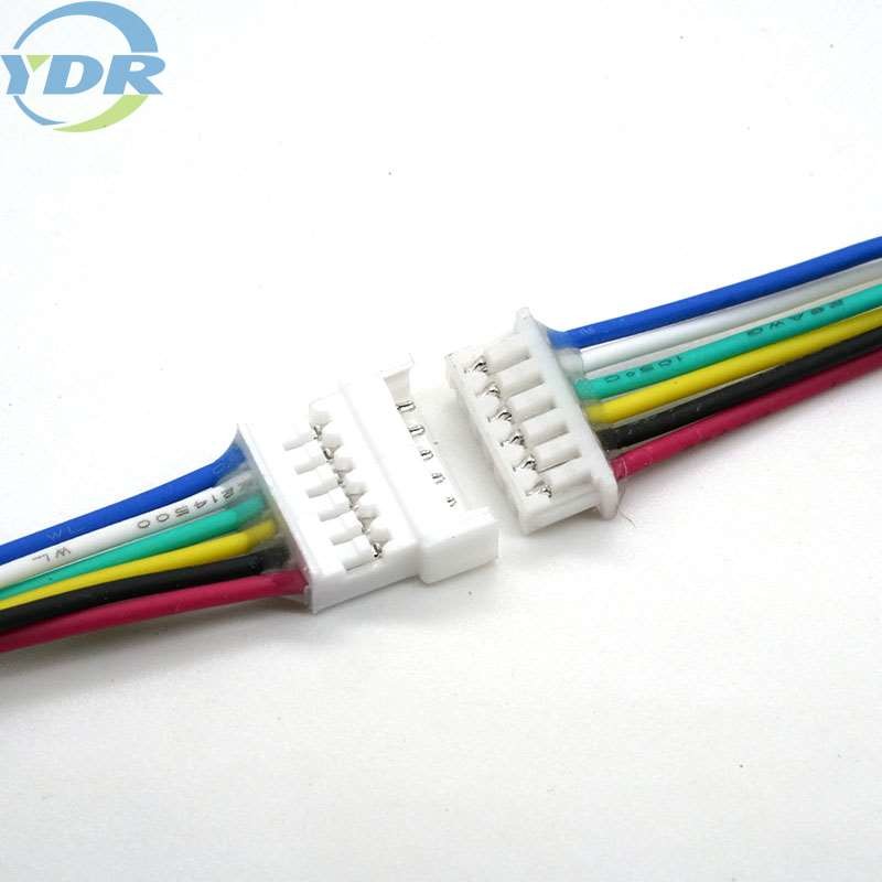 GH1.25 6Pin To Molex 1.25 6P Flat Cable Customizable Wire Harness