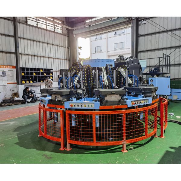 Automatic Shoe Sole Making Machine 8 Station / 10 Station TPR Sole Moulding Machine