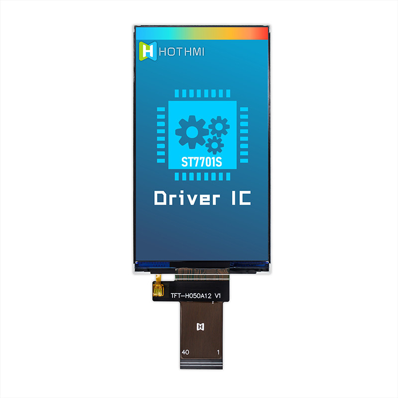 5.0 Inch IPS 480x854 Wide Temperature TFT Display Panel ST7701S For Industrial Computer