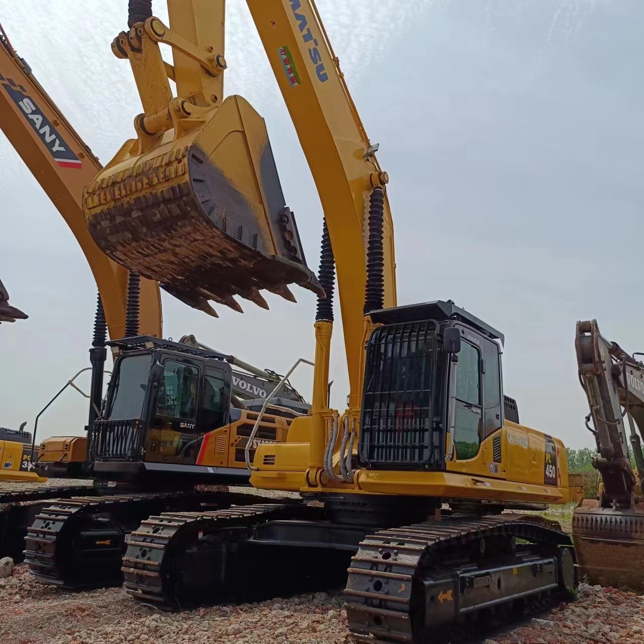Japan Original Hydraulic Excavator 45T Heavy Duty Komatsu PC450 Excavator