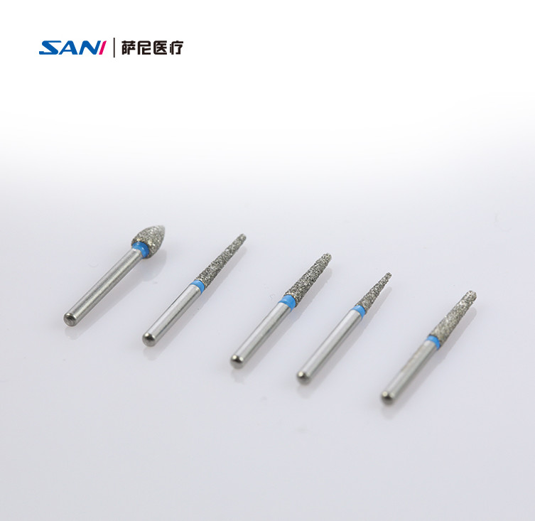 Multi Use Dental Diamond Burs Teeth Polishing Kit High Speed