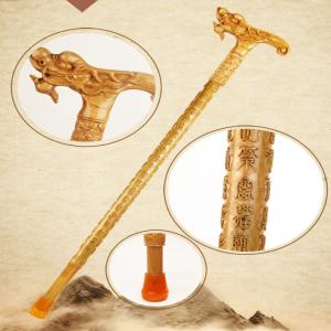 China 90cm Natural Wood Walking Canes , Hand Carved Wooden Walking Sticks wholesale