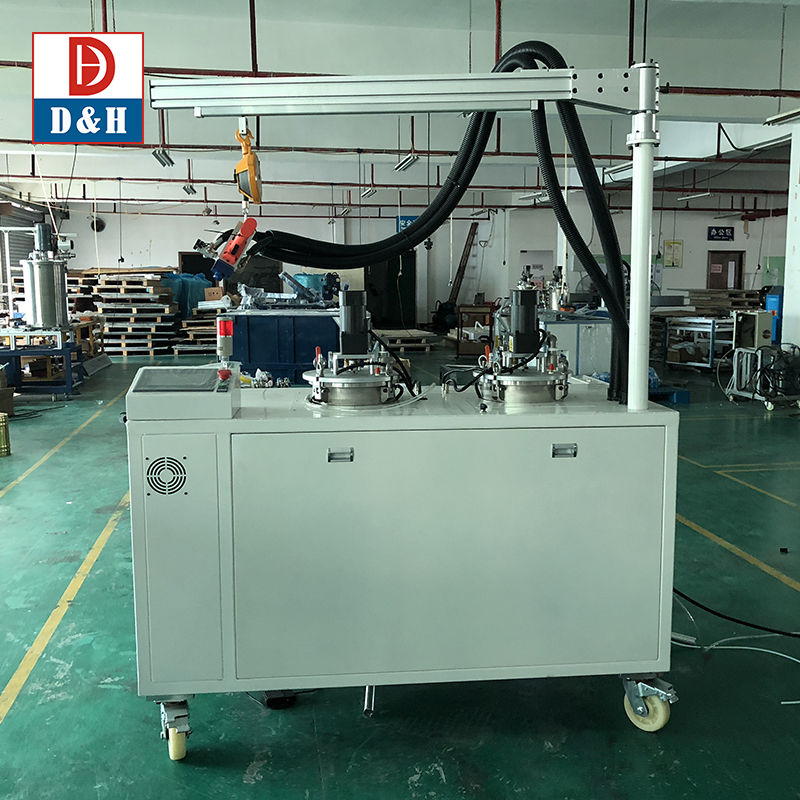 2 Part Resin Dispensing Machine with Hand Gun Semi Automatic AB Glue Mixing Machine