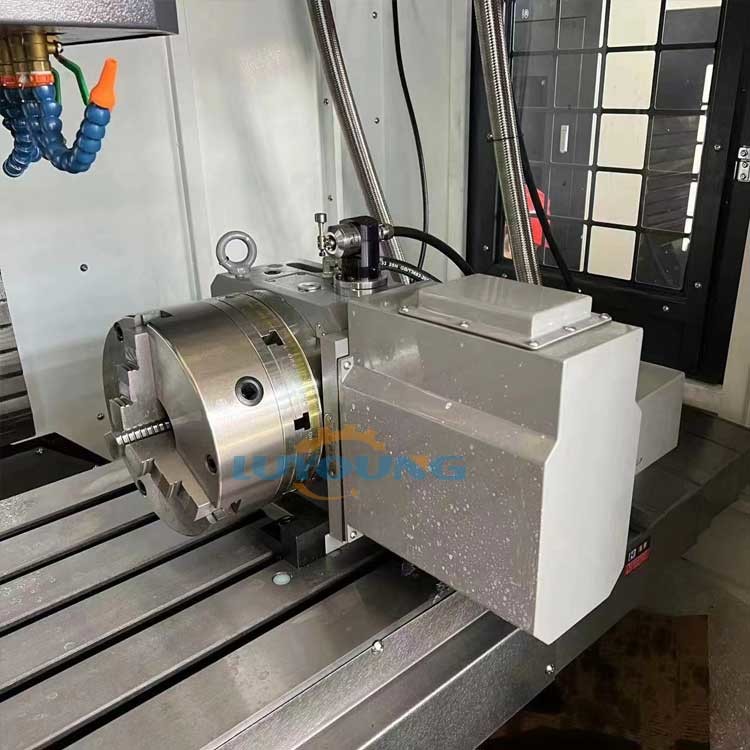 VMC855 Automatic Cnc Milling Machine 4 Axis Bt40 8000 10000 12000rpm
