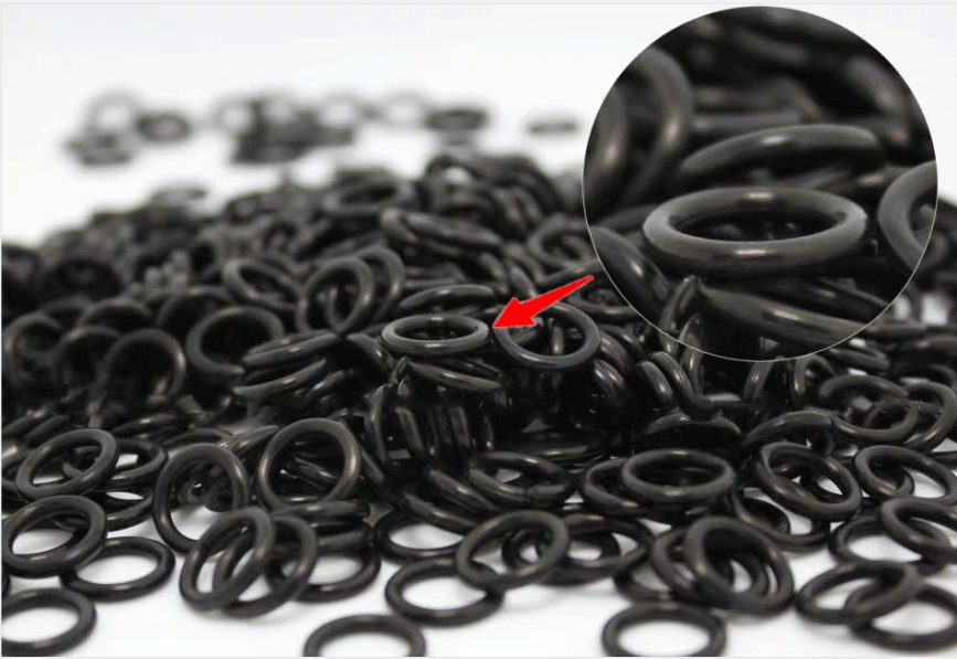 EPDM NBR FKM HNBR Silicone Rubber O Ring Kit Black