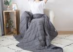 Soft Portable Organic Cotton Weighted Blanket 15lbs