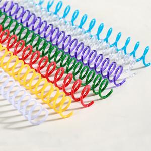 China PVC Plastic 297mm Length Spiral Coil Binding wholesale