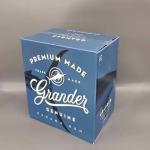 Colorful FDA Brandy Liquor Packaging Box 6 Packs Laser Logo