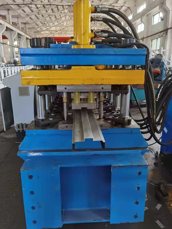 Corrugated Steel Shelf Panel Rolling Forming Machine PLC control