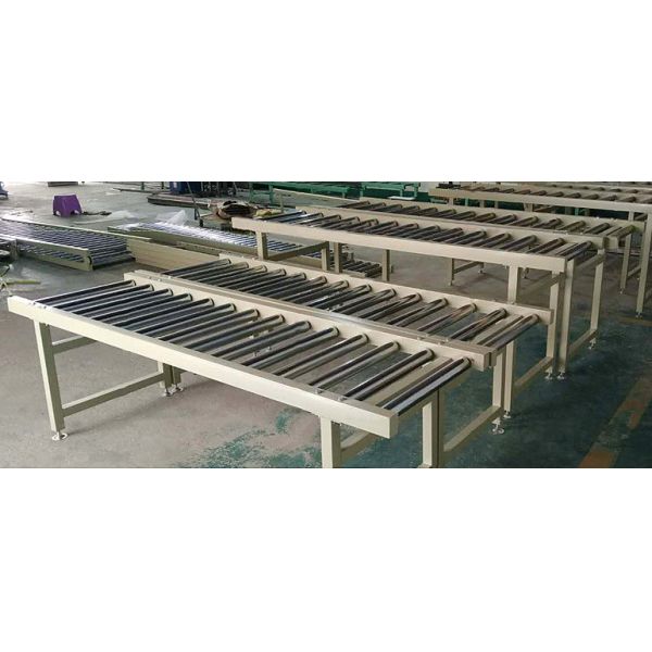800 mm Customized Frame Height Low-Noise Roller Conveyor Line for Urban Facilities 0-10 m/min Belt Speed