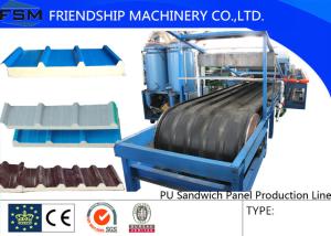 China JF100 Type PU Sandwich Panel Production Line For 30-200mm wholesale