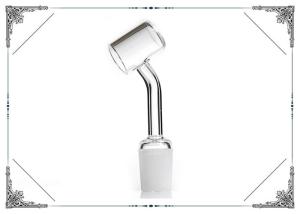China 45 Degree Quartz Banger Nail For Dab Oil Rigs Bong , 14mm 18mm Joint Size wholesale