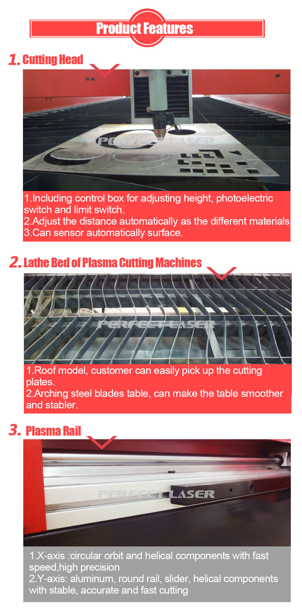 Metal Small Plasma Cutter Machine For Stainless Steel , Brass , Aluminum Cut