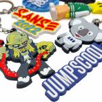 Custom Pvc Keyrings 3D Silicone Kawaii Cartoon Anime Rubber Keychain