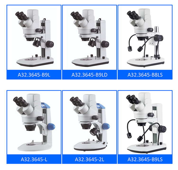 Binocular Digital Stereo Microscope With Auxiliary Objectives Reach 3.5x - 180x
