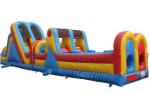 Dual Lane Inflatable Sports Games / Obstacle Course 15.2x3x4.9m