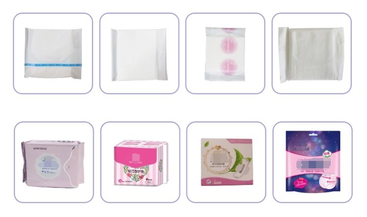 Biodegradable Natural Organic Cotton Anion Chip Sanitary Pad