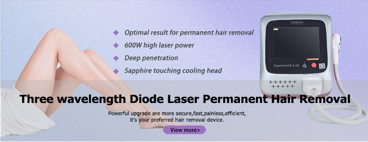 china newest best verticle painfree big spot 3 wavelength smooth skin ce permanent hair removal 755 808 1064 1200w diode