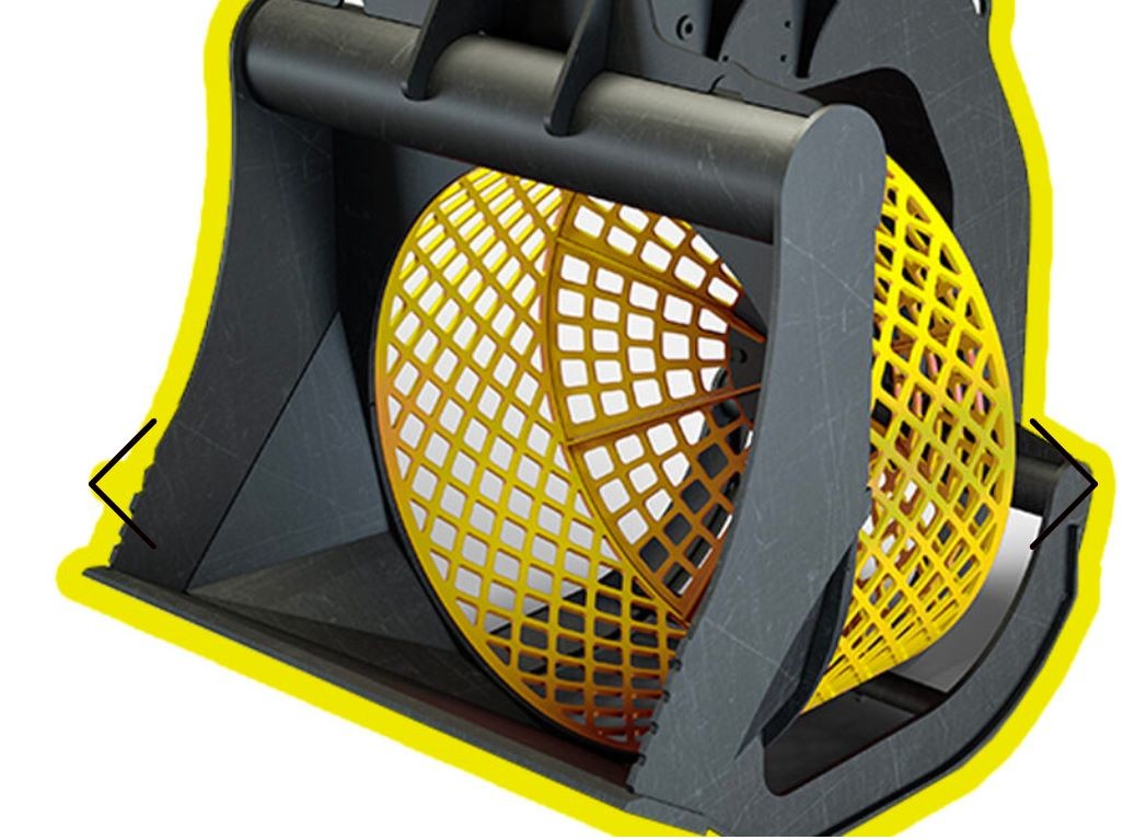 VOLVO EC290 EC290B EC350D Excavator Attachment / Excavator Screening Bucket