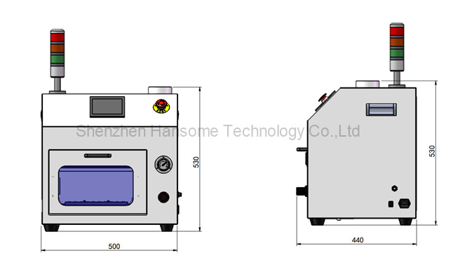 200 Watt SMT Nozzle Cleaner with Transprent Cover Water Level Induction