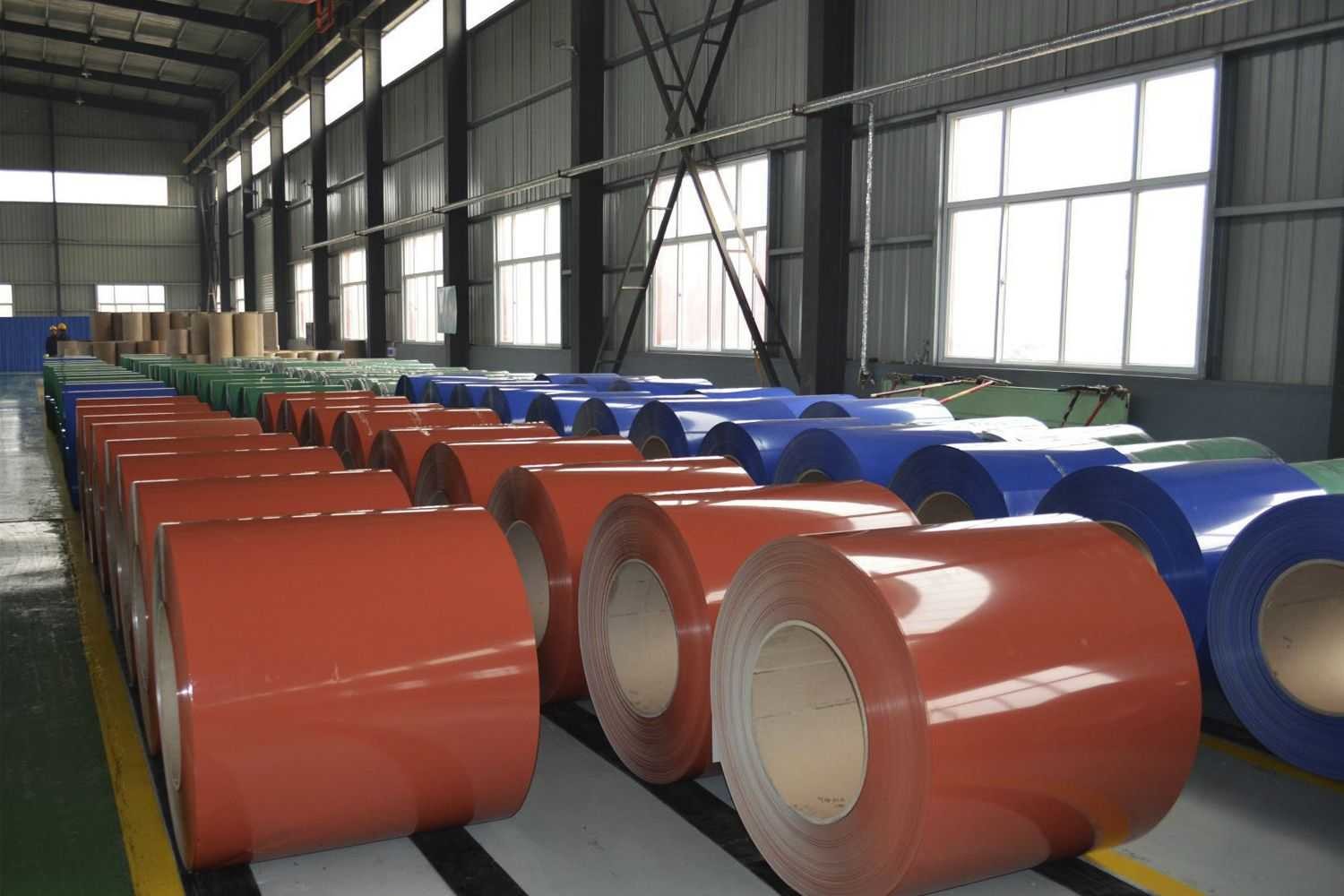RAL color prepainted galvanized steel coil PPGI DX51 Dx53d Z275 0.35mm ppgi galvanized steel coil for roofing sheet