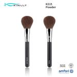 Black Luxury Makeup Brushes Real Natural Hair Goat Hair Makeup Brush