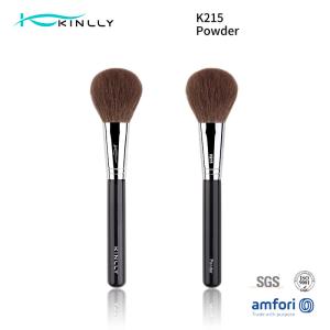 China Black Luxury Makeup Brushes Real Natural Hair Goat Hair Makeup Brush wholesale