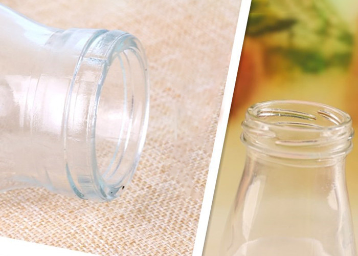 Clear Glass Beverage Bottles 200ml 250ml 500ml 1000ml OEM Service